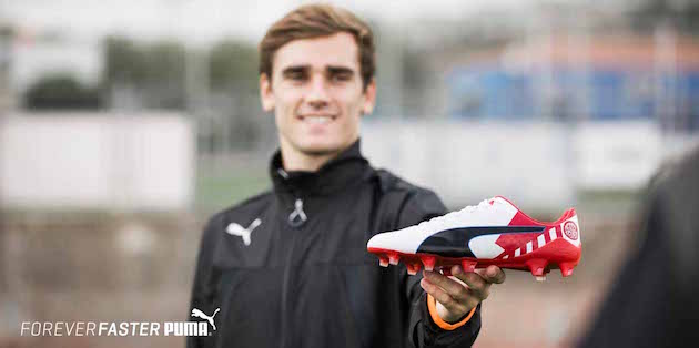 Barrio Puerto lantano Puma Hands Griezmann Custom evoSPEED for Madrid Derby - The Instep