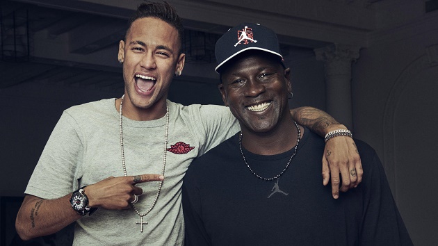 neymar jr and michael jordan