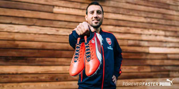 Santi Cazorla with Puma evoTOUCH Derby Fever