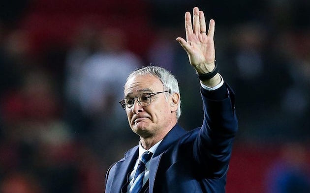 Standing with Claudio Ranieri