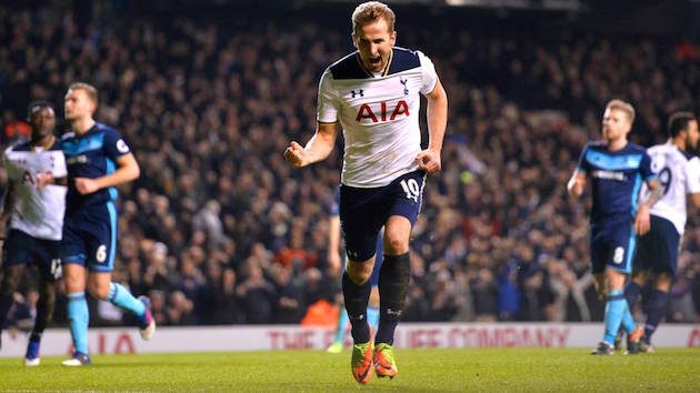 Spurs Harry Kane scores goal