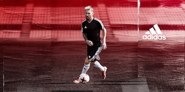 Leo Messi in adidas Pureagility Red Limit