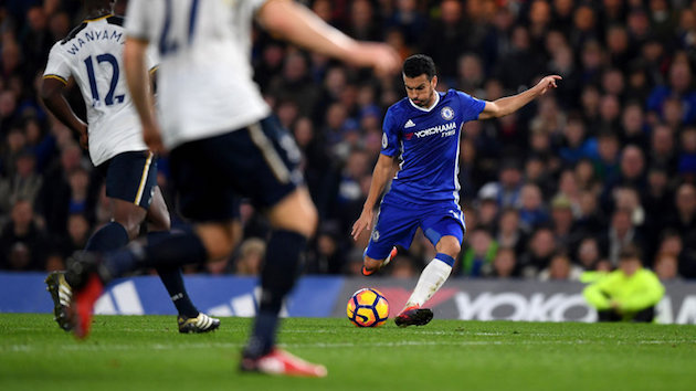 Pedro scores for Chelsea