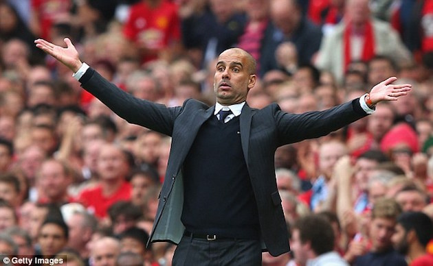 City manager Guardiola confused on sideline