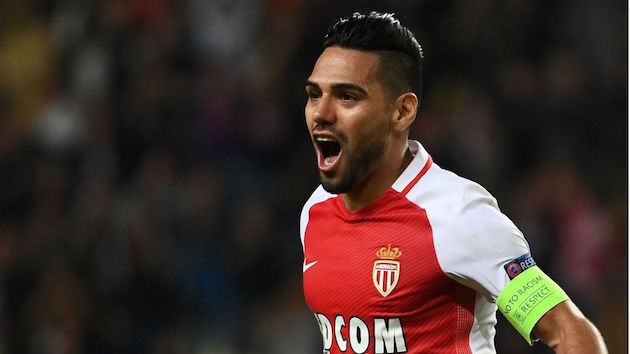 Monaco forward Radamel Falcao