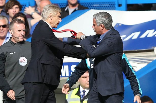 Wenger fights with Mourinho on sideline