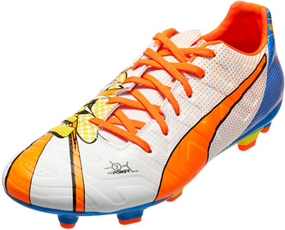 La base de datos estante Desigualdad Graphic Pop Puma evoPOWER 3.2 - Kids Puma Soccer FG Cleats