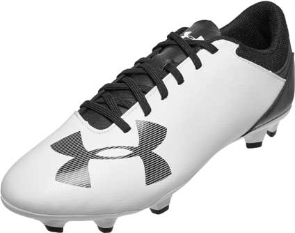 under armour soccer cleats white