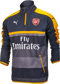 Puma Arsenal 1/4 Zip Training Top - SoccerPro.com