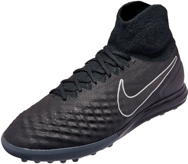 Nike MagistaX Proximo II TF - Black Brown Nike Turf Soccer Shoes