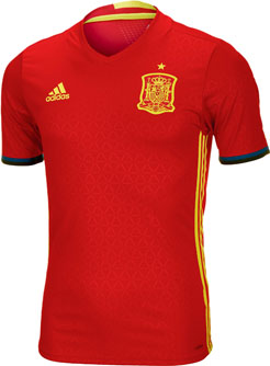 adidas Spain Authentic Home Jersey 2015-2016