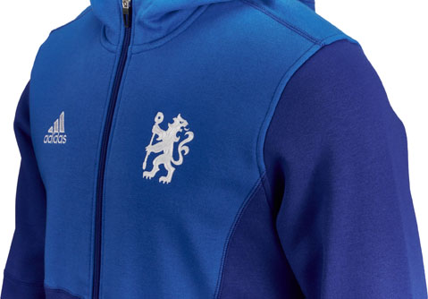 adidas Chelsea Fleece Hoodie - Chelsea FC Apparel 2015-16