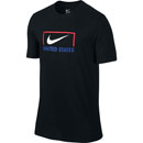 Nike USA Swoosh Tee - Black USA Soccer T-Shirts