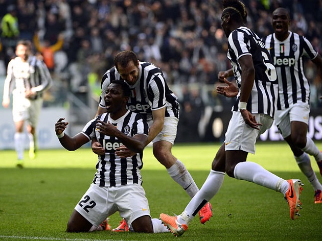Asamoah scores for Juventus