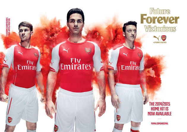 Puma Debuts 2014-15 Arsenal Home and Away Jerseys â The Center Circle â A SoccerPro Soccer Fan Blog
