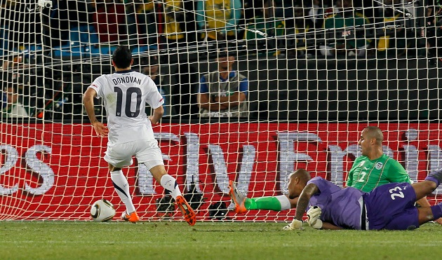 Donovan scores in 2010 World Cup
