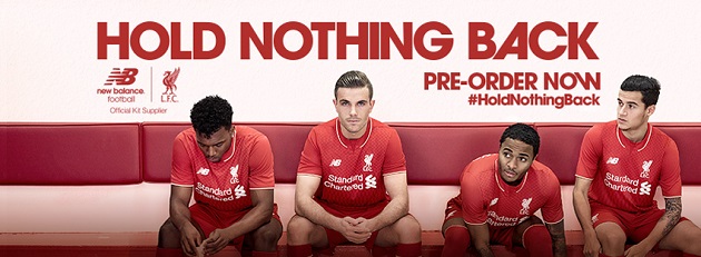 New Balance Leaps Into Soccer with Liverpool Home Jersey for 2015-16