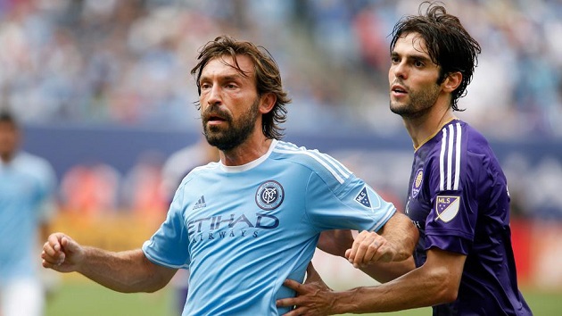 Pirlo and Kaka in MLS