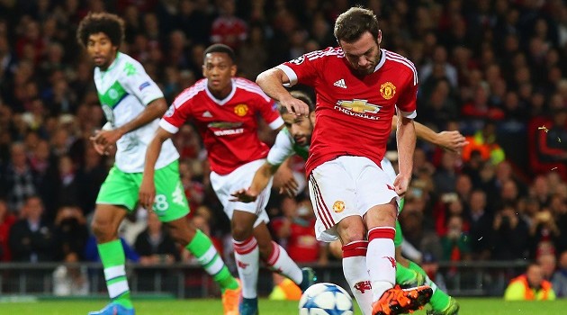 Mata Shines Against Wolfsburg