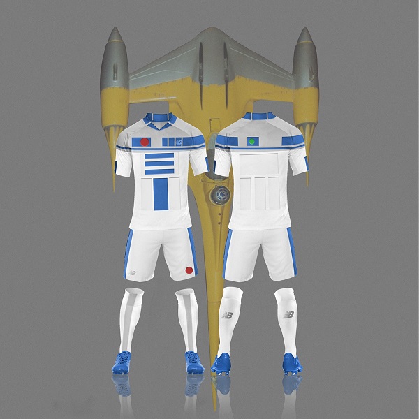 R2D2 Star Wars soccer kit