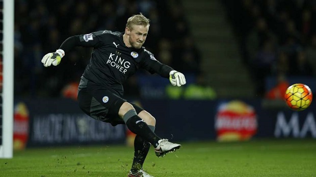 Leicester keeper Schmeichel