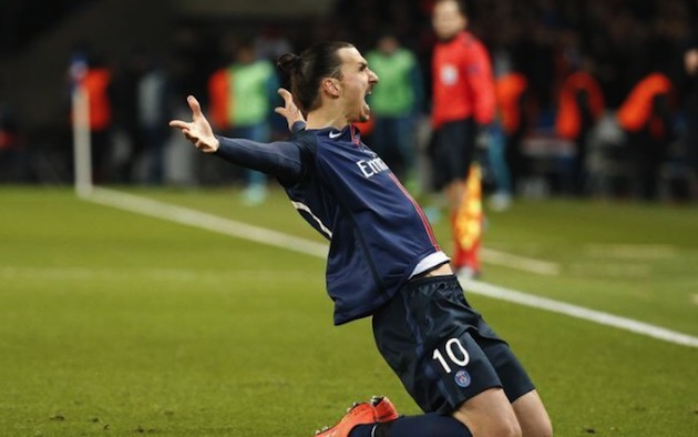 PSG's Zlatan scores