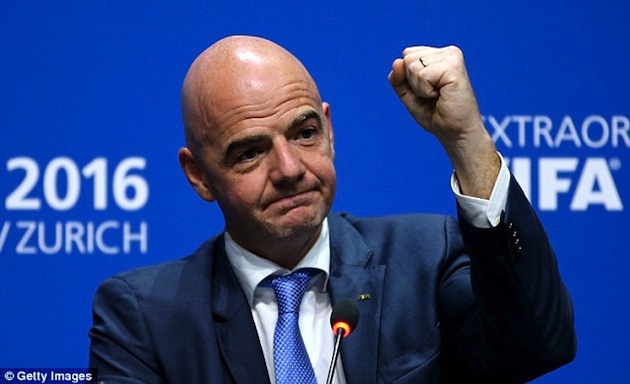 Infantino elected FIFA president
