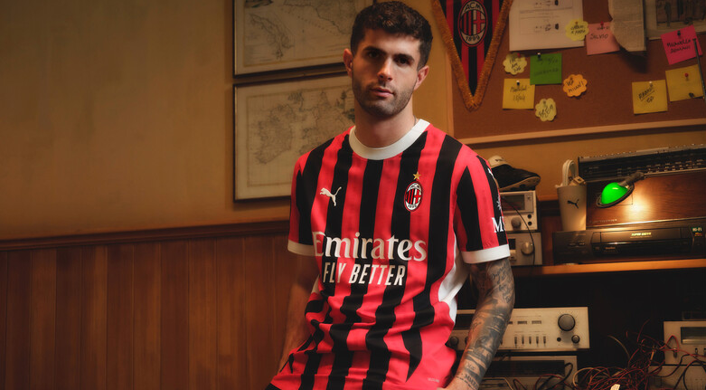 PUMA Launch the 24/25 AC Milan Home Jersey