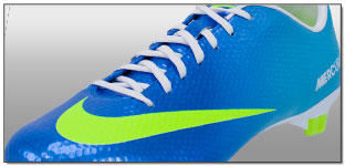 blue and pink nike soccer cleats