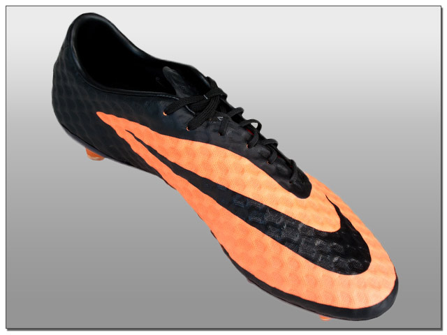 Nike Hypervenom Phantom FG Soccer Cleats - Black with Bright Citrus