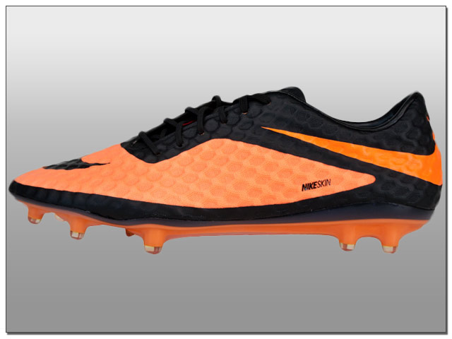 Nike Hypervenom Phantom FG Soccer Cleats - Black with Bright Citrus