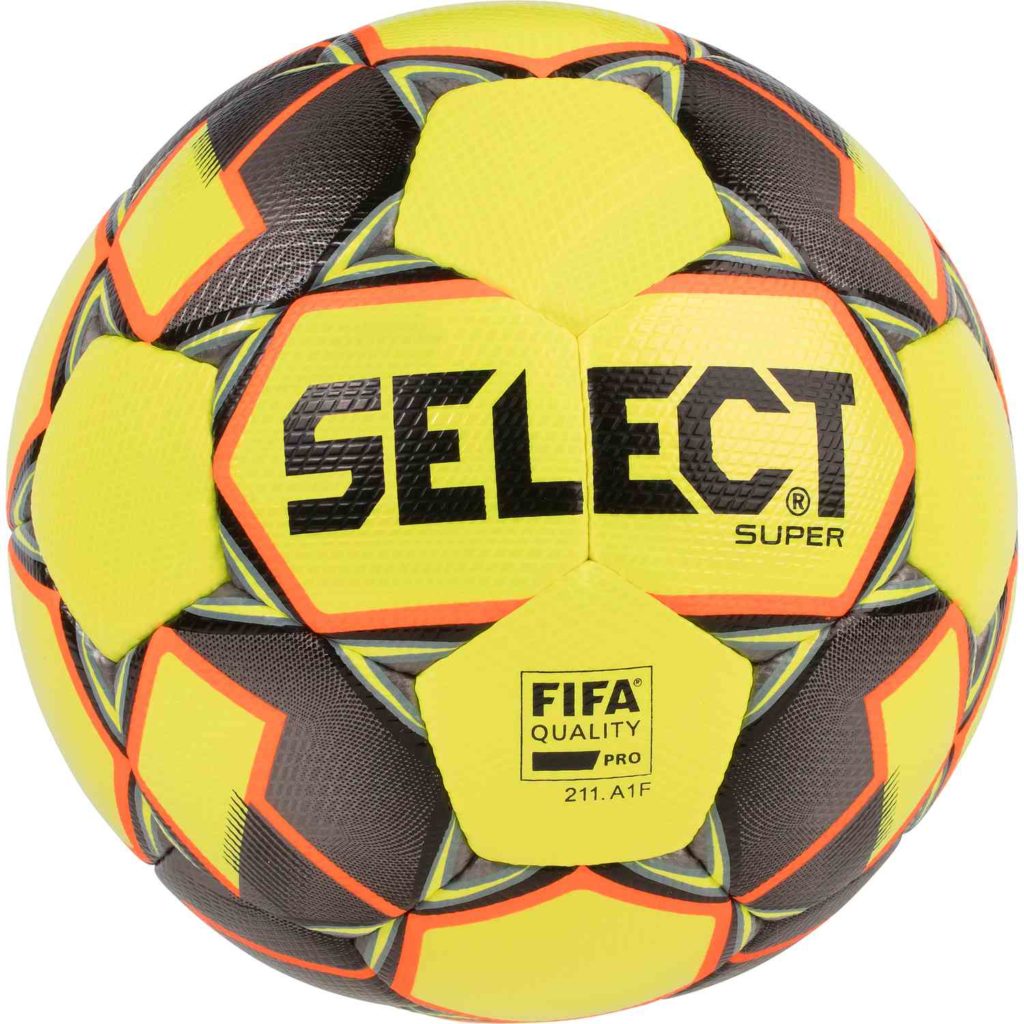 Select Super FIFA Premium Match Soccer Ball - Yellow/Black - SoccerPro