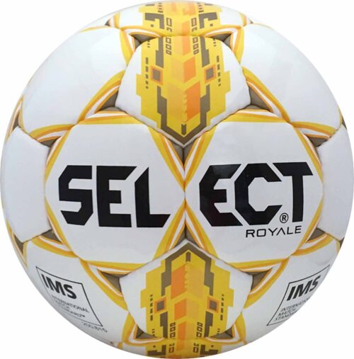 Select Royale NFHS Match Soccer Ball – White/Yellow