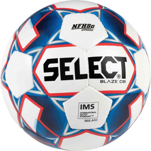 Select Blaze DB Match Soccer Ball – White/Blue/Red