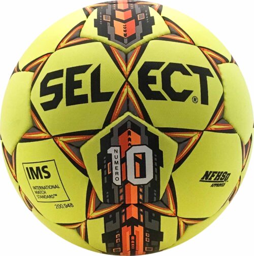 Select Numero 10 NFHS Soccer Ball – Yellow/Orange