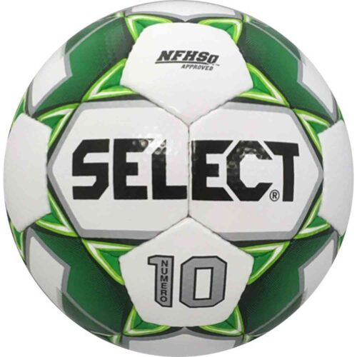Select Numero 10 NFHS Soccer Ball – White/Green