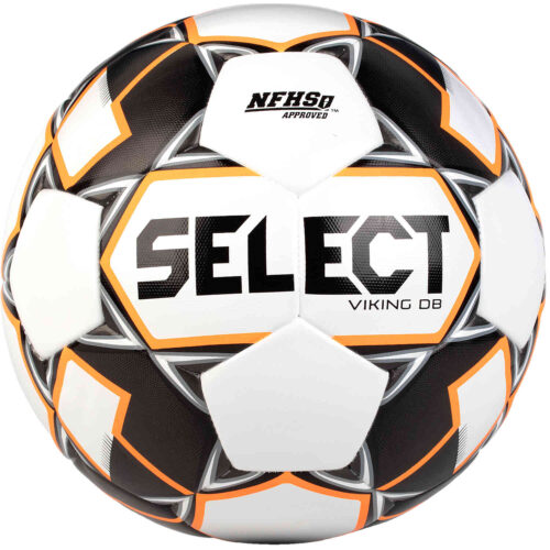 Select NFHS Viking DB v20 Match Soccer Ball – White & Black with Orange