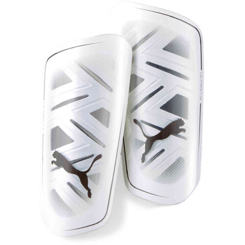 Puma Ultra Flex Sleeve Shin Guards – Black & White