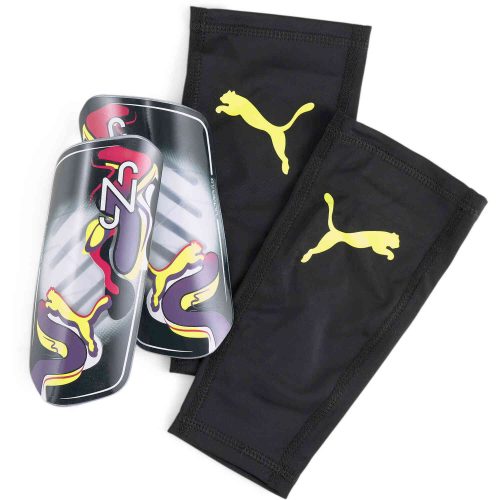 Puma Neymar Jr Ultra Flex Sleeve Shin Guards – Dark Night & Orchid Shadow