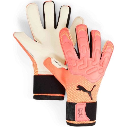 Puma Future Pro Hybrid Goalkeeper Gloves – Sunset Glow & Sun Stream with Black