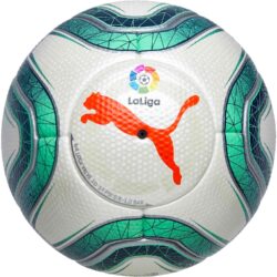 Puma La Liga 1 Official Match Soccer Ball White Green Glimmer