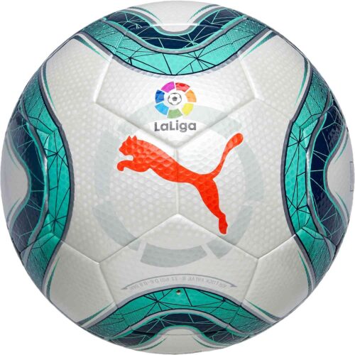 Puma La Liga 1 Soccer Ball – White & Green Glimmer