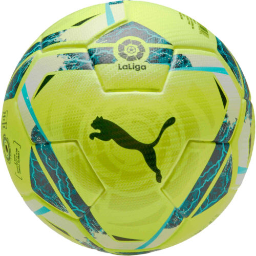 PUMA La Liga 1 Adrenalina Official Match Soccer Ball – Lemon Tonic