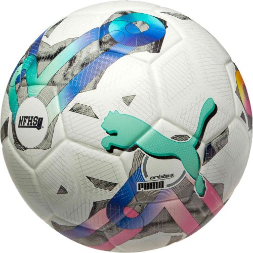 PUMA Orbita 3 Soccer Ball – White & Multi Color