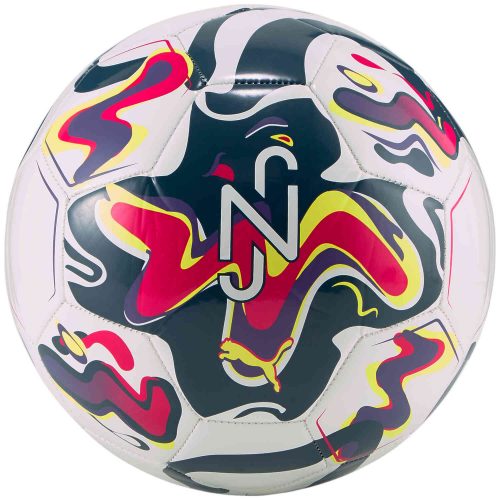 Puma Neymar Jr Graphic Soccer Ball – Dark Night & Orchid Shadow with Fluro Yellow