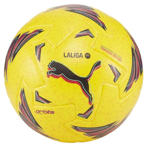 Puma Orbita La Liga Winter Pro Soccer Ball – Dandelion & Multi Color