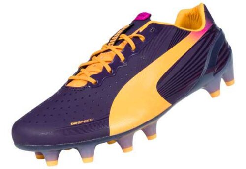PUMA evoSPEED 1.2 FG Soccer Cleats  Blackberry