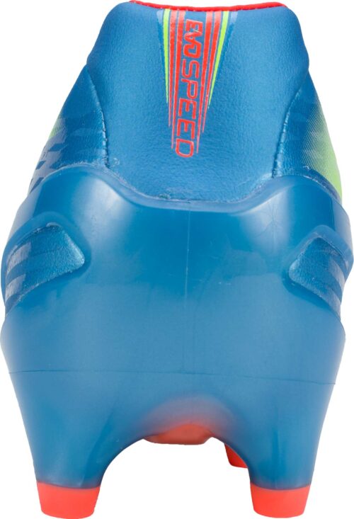 PUMA evoSPEED 1.2 FG Soccer Cleats  Sharks Blue/Fluro Peach
