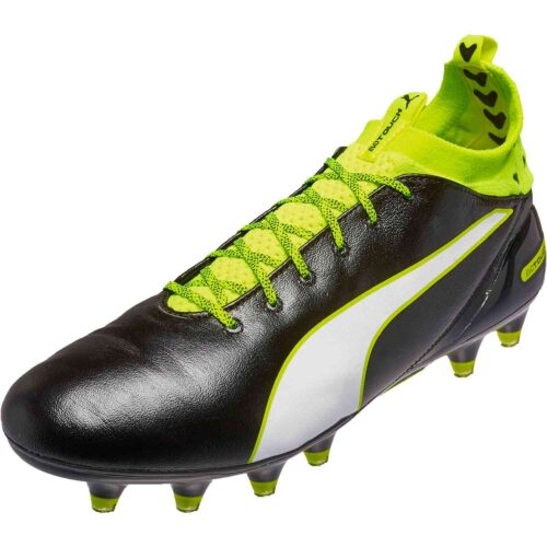 PUMA evoTOUCH Pro FG – Black/Safety Yellow