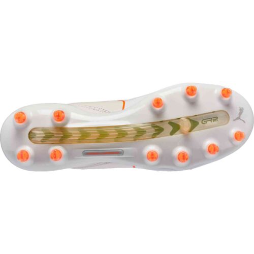 PUMA evoTOUCH Pro FG – White/Shocking Orange